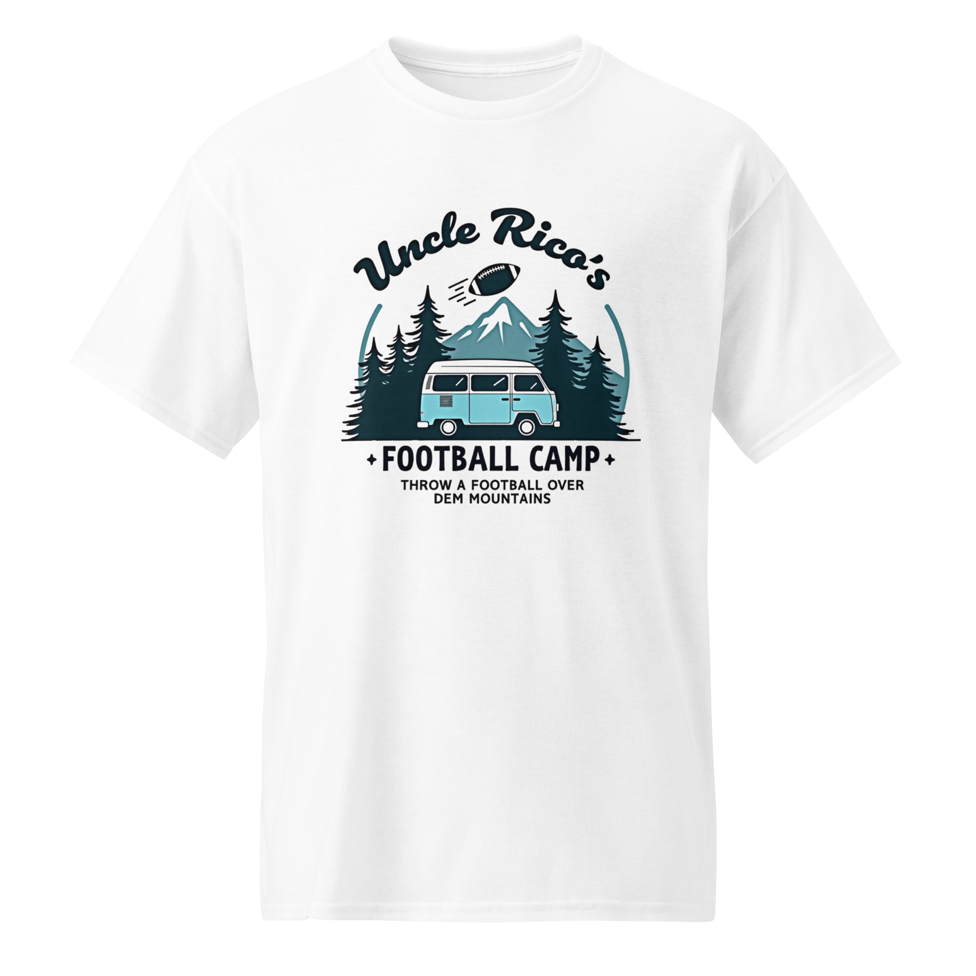 Collection of Uncle Rico's Football Camp T Shirt in a gallery layout